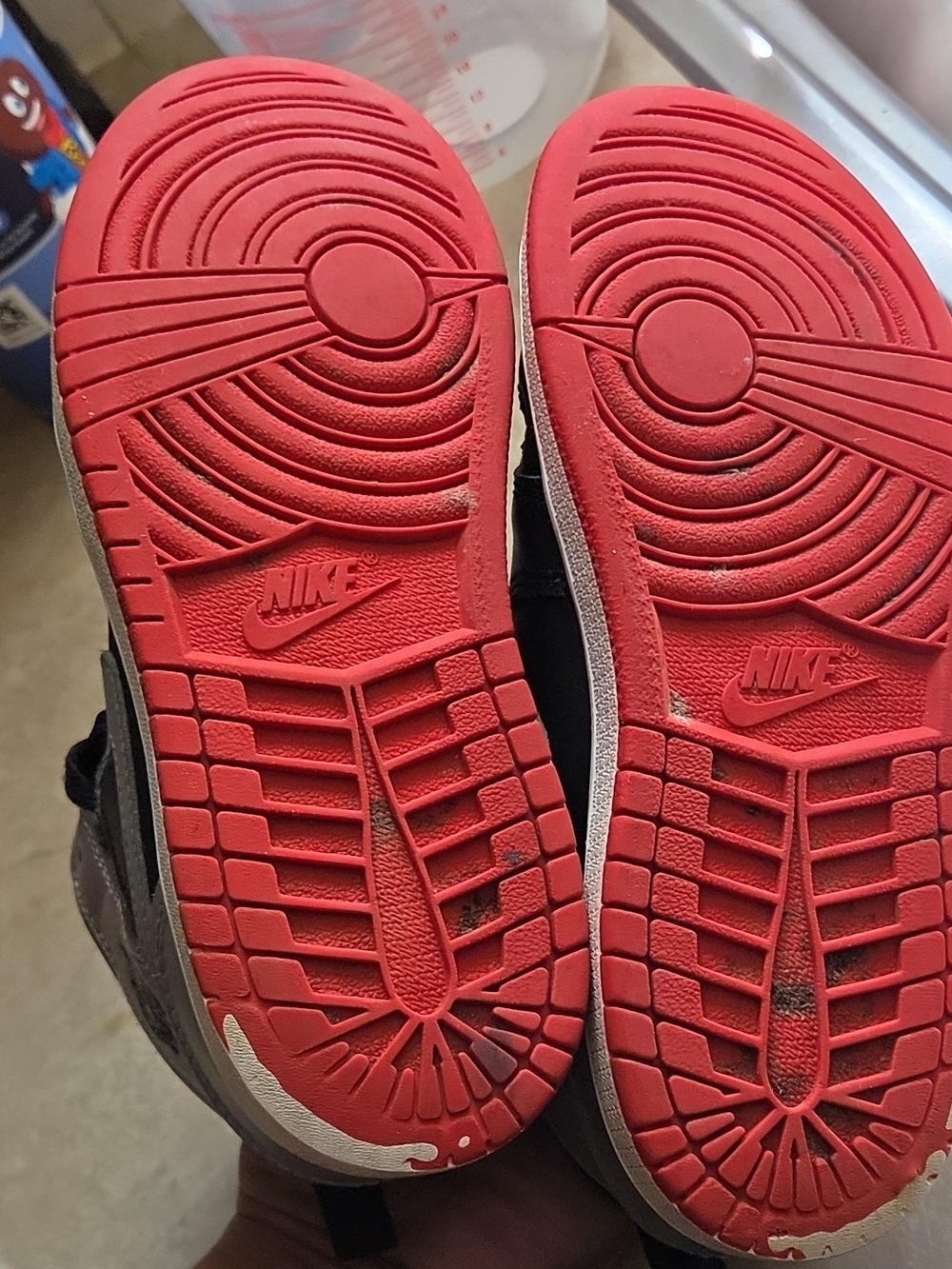 Nike Kids Red Outsole Sneakers